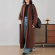 Áo khoác cardigan nữ dáng dài thu đông phong cách lười biếng, rộng rãi, tôn dáng