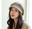 Mũ nồi nữ viền cuộn vintage thu đông