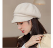 Mũ nồi nữ viền cuộn vintage thu đông