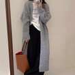 Áo khoác len cardigan nữ dáng lửng, rộng rãi, mềm mại