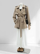 Áo khoác trench coat kiểu dáng rất đẹp, casual, chiết eo tôn dáng, áo khoác thanh lịch