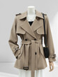 Áo khoác trench coat kiểu dáng rất đẹp, casual, chiết eo tôn... - ảnh 1