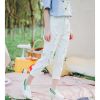 Quần baggy jean trắng rách cá tính