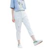 Quần baggy jean trắng rách cá tính