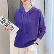 Áo nỉ trùm đầu thời trang trung niên cho nữ