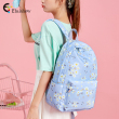 Set balo nữ + ví nhỏ hình hoa cúc chống nước