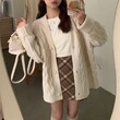 Áo khoác len cardigan nữ dệt kim