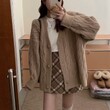 Áo khoác len cardigan nữ dệt kim