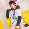 Áo hoodie hình cô gái mùa thu
