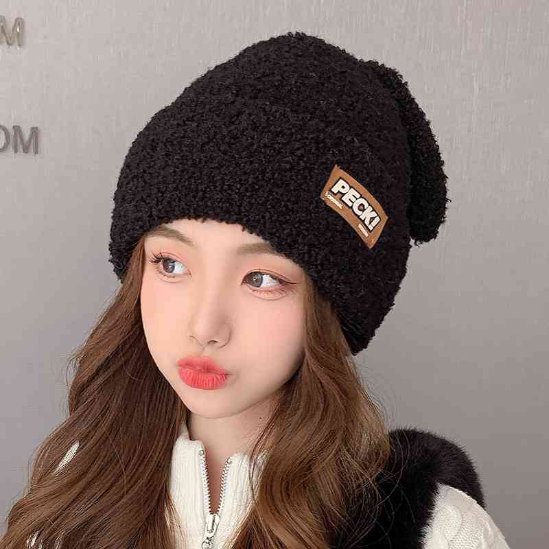 Mũ len dệt kim tai thỏ