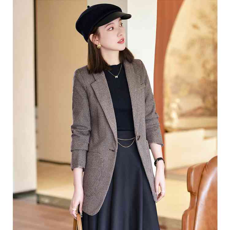 Áo khoác dạ nữ kiểu vest