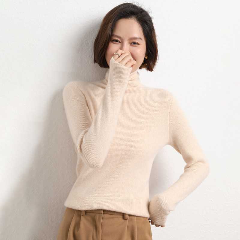 Áo len cổ lọ nữ