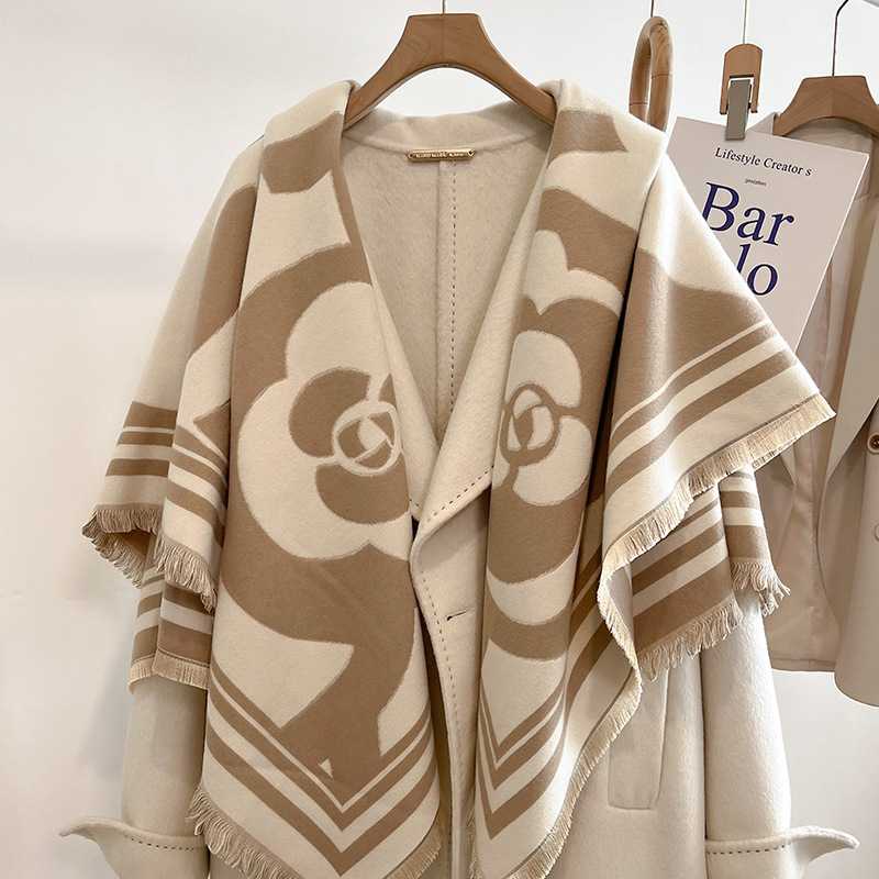 Khăn quàng cổ vuông lớn cashmere