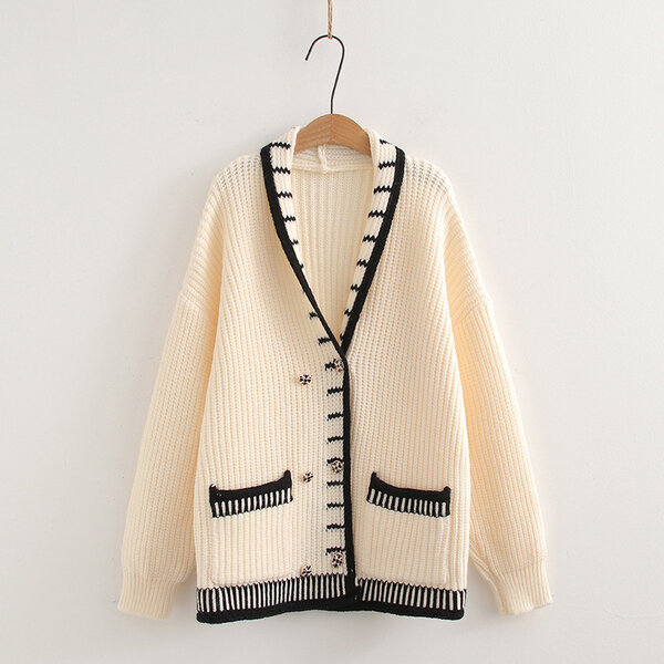 Áo khoác len cardigan nữ phong cách Nhật Bản học đường ngọt...