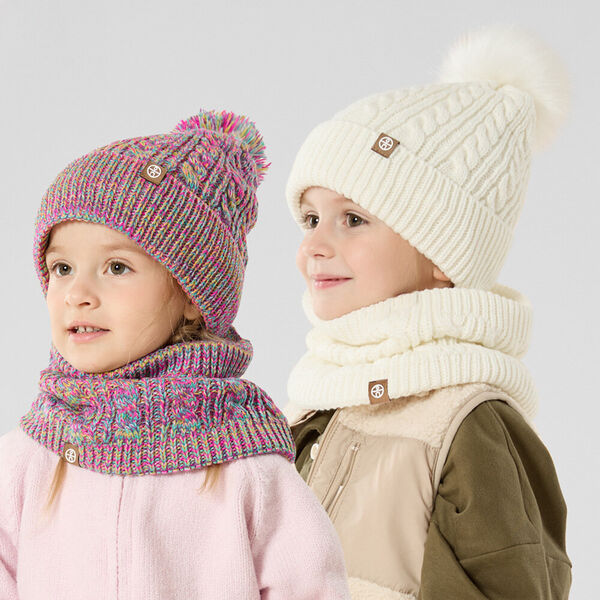 Bộ 3 món mùa đông cho trẻ em lót lông giữ ấm mùa đông