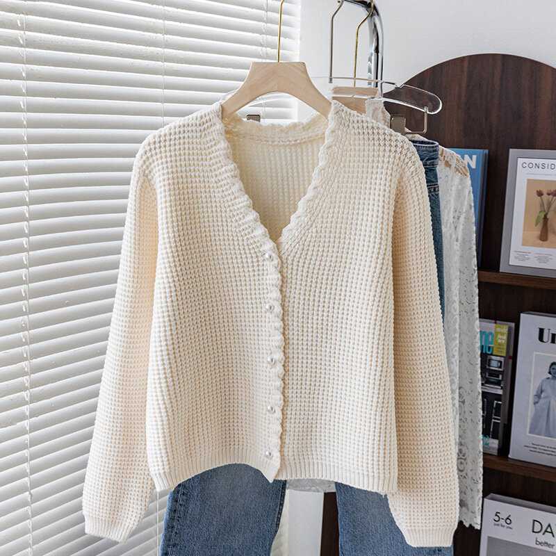 Áo khoác len cardigan nữ dáng ngắn nhỏ