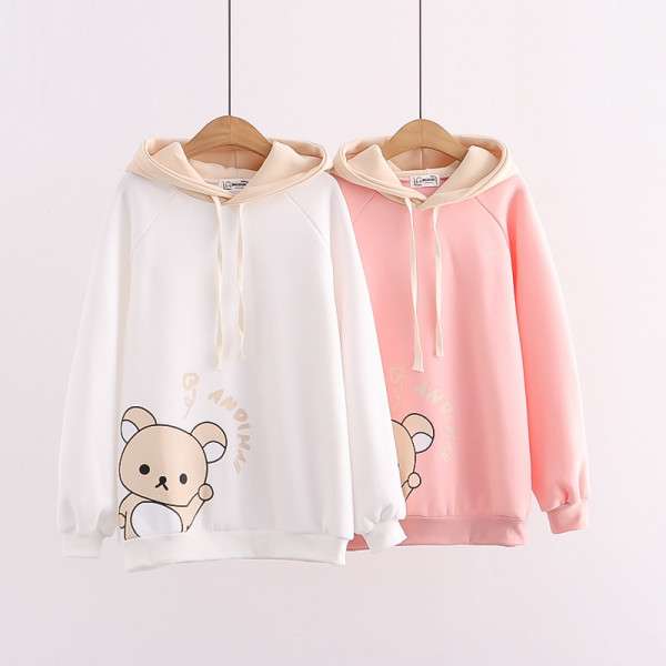 Áo hoodie nữ hình con vật ngộ nghĩnh