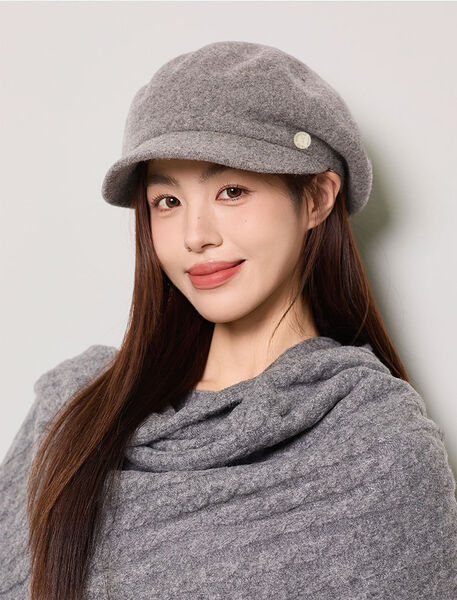 Mũ nồi len lông cừu phong cách Hàn Quốc cao cấp – mẫu mới thu...