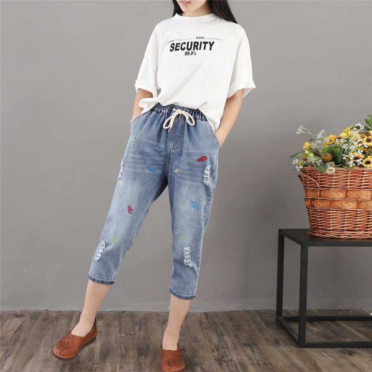 Quần baggy nữ cá tính