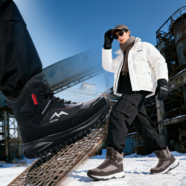 Giày đi tuyết nam chống thấm nước, chống trơn trượt mùa đông