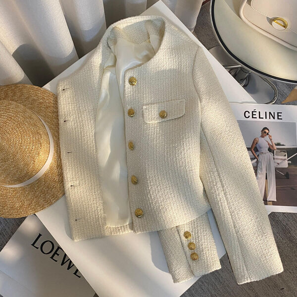 Áo khoác dạ nữ form ngắn