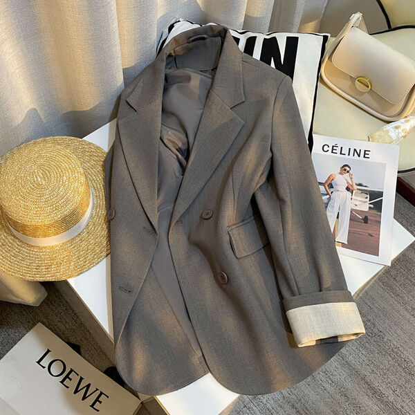 Áo khoác blazer nữ dày dặn giữ ấm mùa thu đông