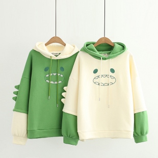 Áo hoodie nữ hình con vật hoạt hình ngộ nghĩnh