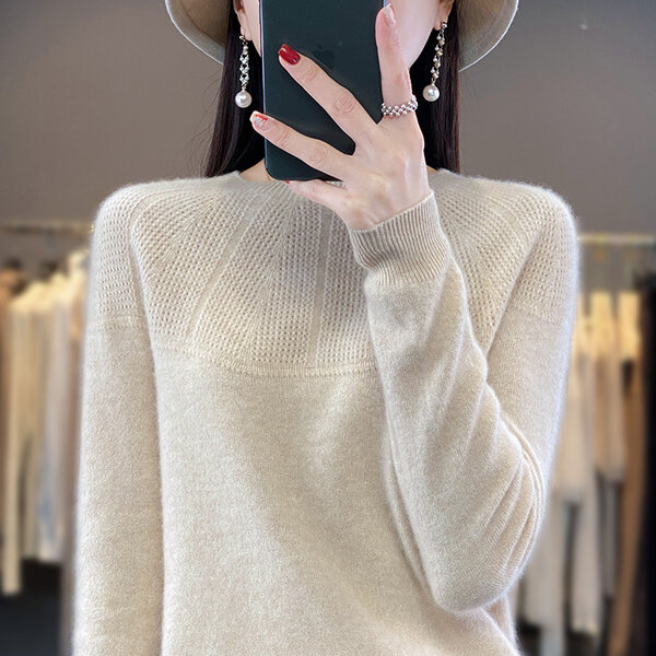 Áo len nữ dệt kim 