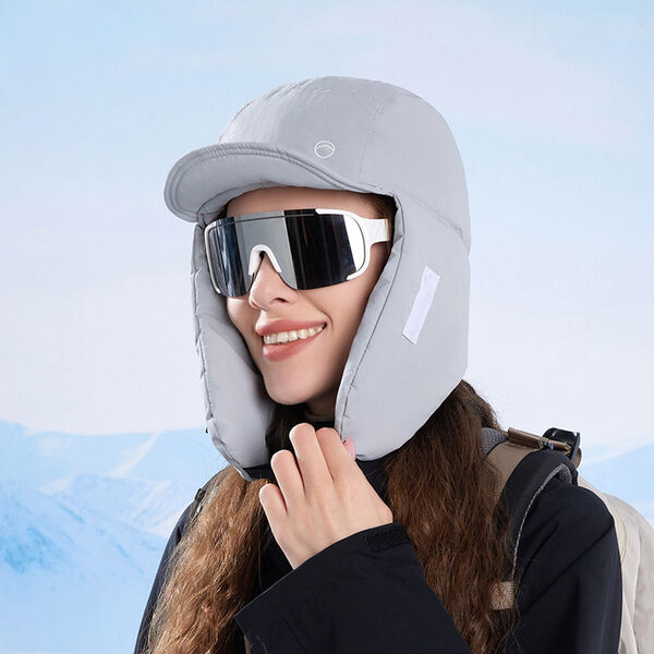 Mũ kèm khẩu trang cho nữ có lót lông giữ ấm mùa đông