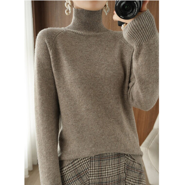 Áo len nữ dệt kim tay dài