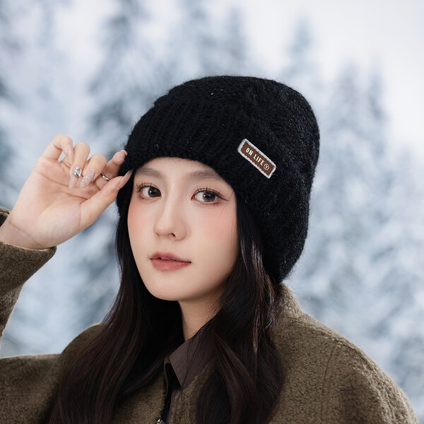 Mũ len nữ kiểu Hàn, chống gió giữ ấm thu đông
