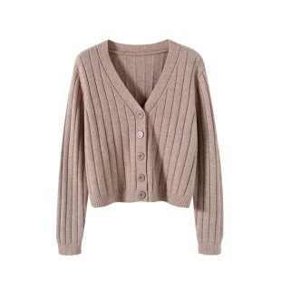 Áo khoác len cardigan nữ mỏng nhẹ form ngắn