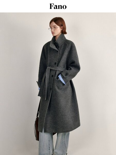 Áo khoác dạ cổ đứng