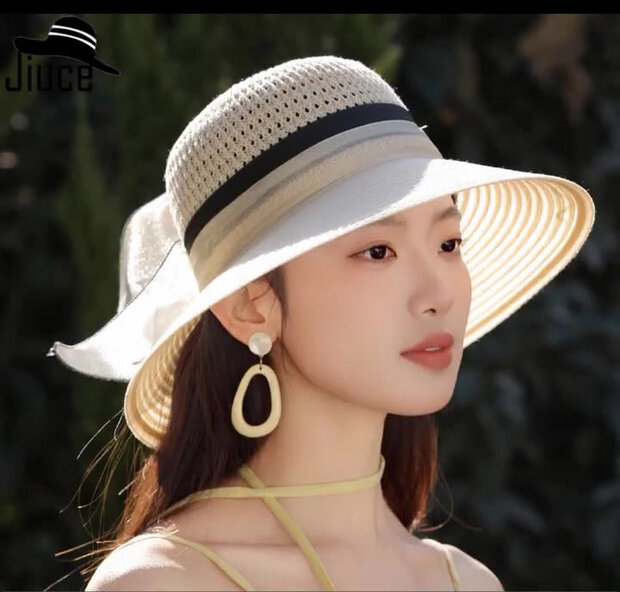 Mũ chống nắng mùa hè mới cho nữ cao cấp thoáng khí vành lớn