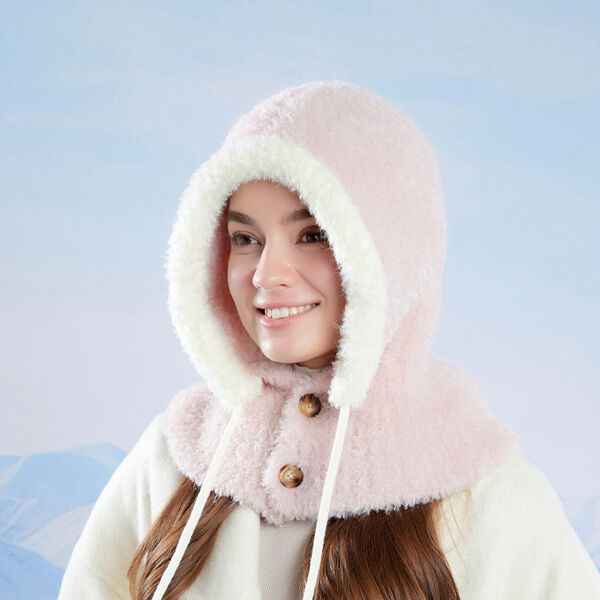 Mũ len nữ lông dày giữ ấm mùa đông