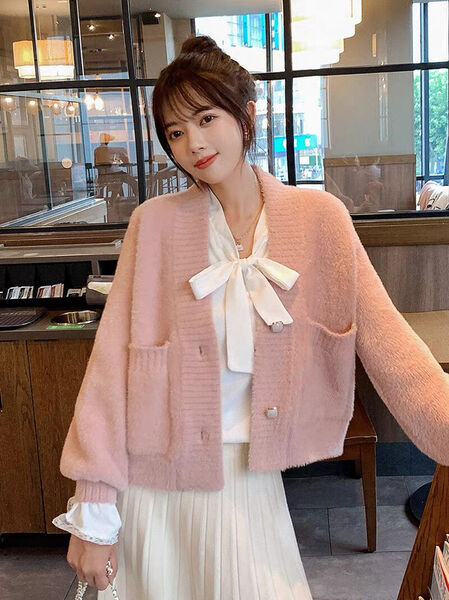 Áo len dệt kim nhung