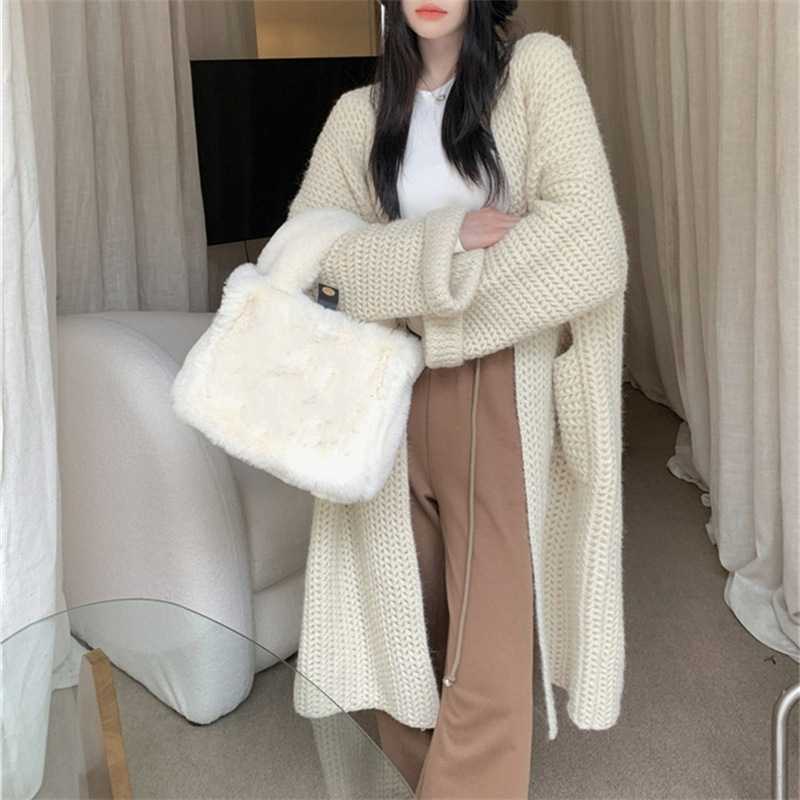 Áo khoác len cardigan mềm mại phiên bản Hàn Quốc