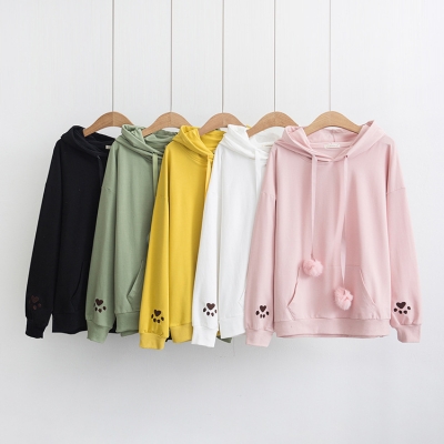 Áo hoodie hình dấu chân