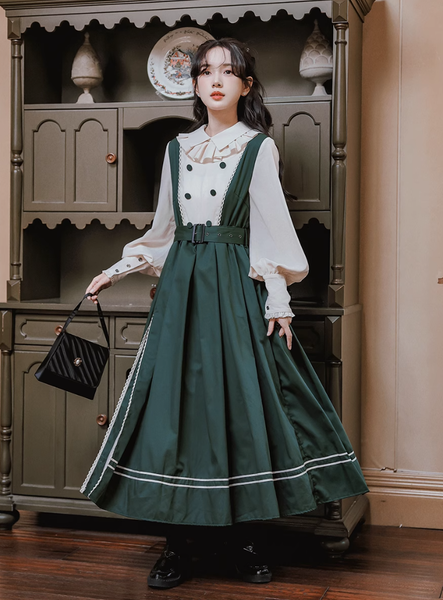 Váy dài phong cách tiểu thư cổ điển