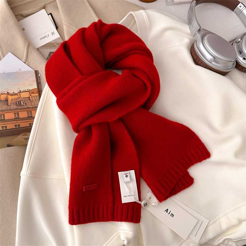 Khăn quàng len nam, nữ màu trơn