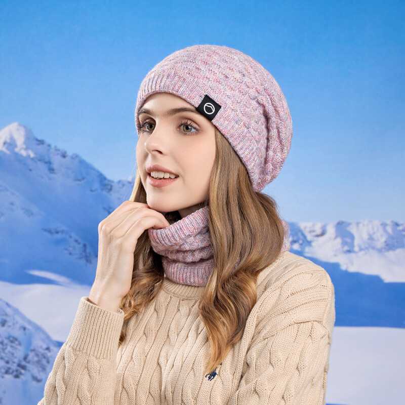 Bộ 2 cho nữ mũ và khăn quàng cổ