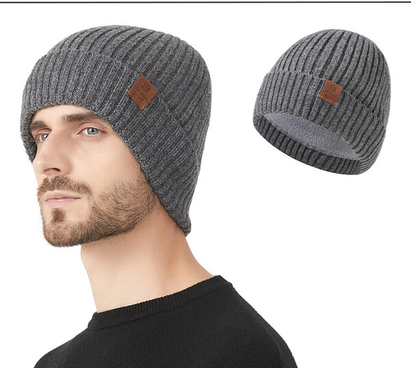 Mũ len nam giữ ấm Che tai mùa đông