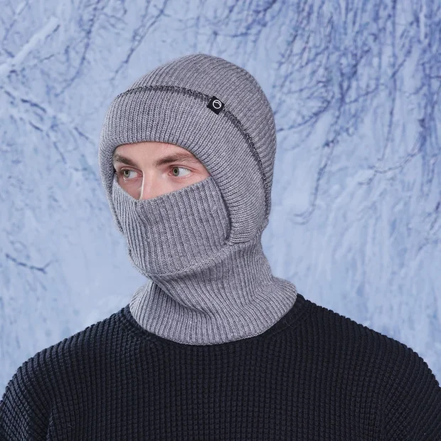  Mũ trùm đầu giữ ấm mùa đông cho nam, có lót nỉ chống lạnh,...