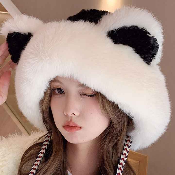 Mũ gấu nữ thu đông