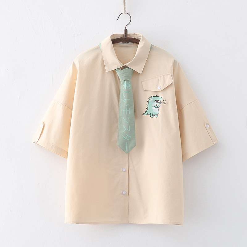 Áo sơ mi nữ đính cavat