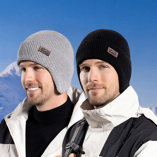 Mũ len đan ấm áp mùa đông ấm áp cho nam