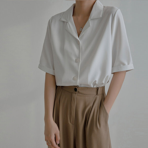 Áo sơ mi nữ ngắn tay