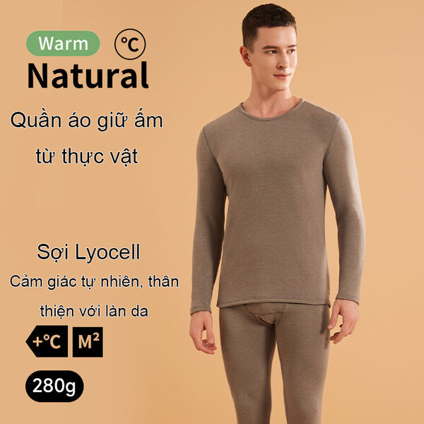 Quần áo giữ nhiệt nam lụa kháng khuẩn