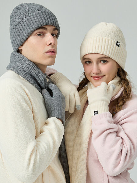 Bộ 3 mũ, găng tay, khăn choàng cho nam và nữ