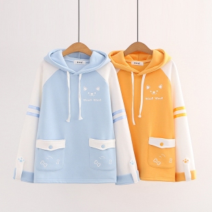 Áo hoodie nữ 2 túi ngang